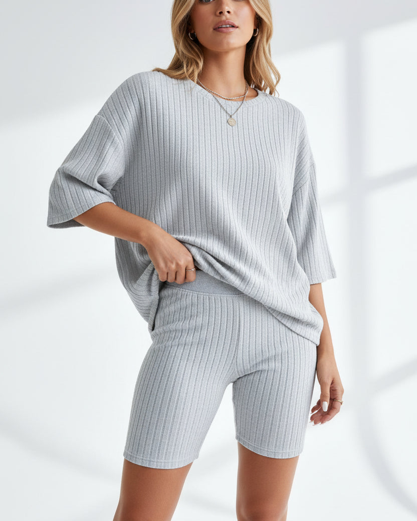 Two-Piece Shorts Set — Luna Forza loungewear set, view 9