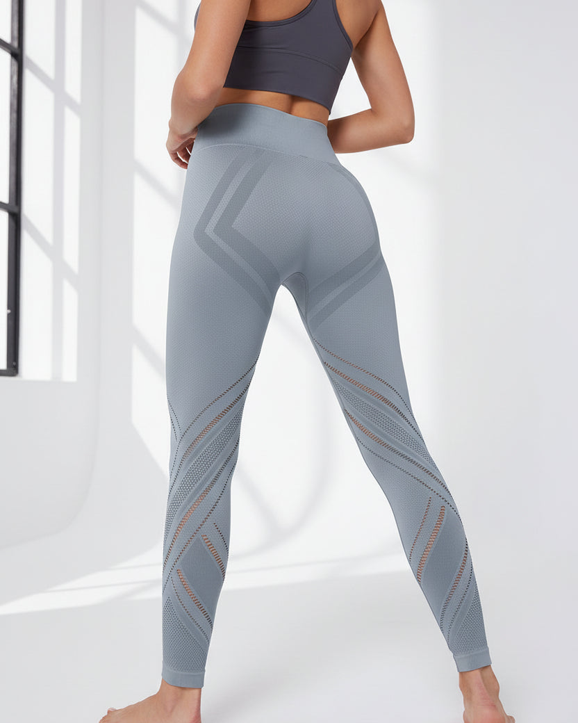 Seamless Running Leggings — Luna Forza running leggings, view 3