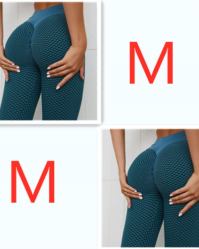 Aria plaid seamless high-waist gym leggings by Luna Forza (view 3)