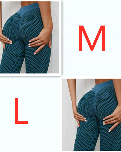 Aria plaid seamless high-waist gym leggings by Luna Forza (view 9)