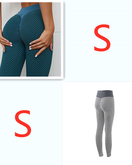 Aria plaid seamless high-waist gym leggings by Luna Forza (view 8)