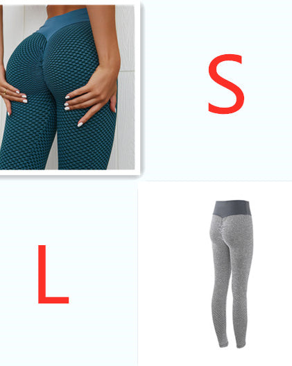 Aria plaid seamless high-waist gym leggings by Luna Forza (view 2)