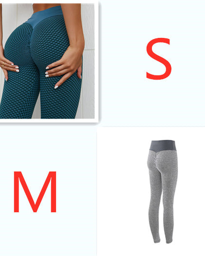 Aria plaid seamless high-waist gym leggings by Luna Forza (view 6)