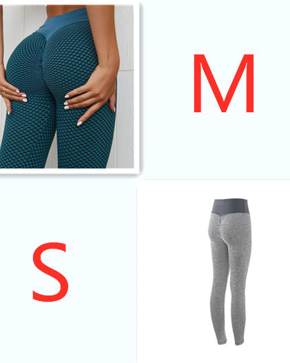 Aria plaid seamless high-waist gym leggings by Luna Forza (view 7)