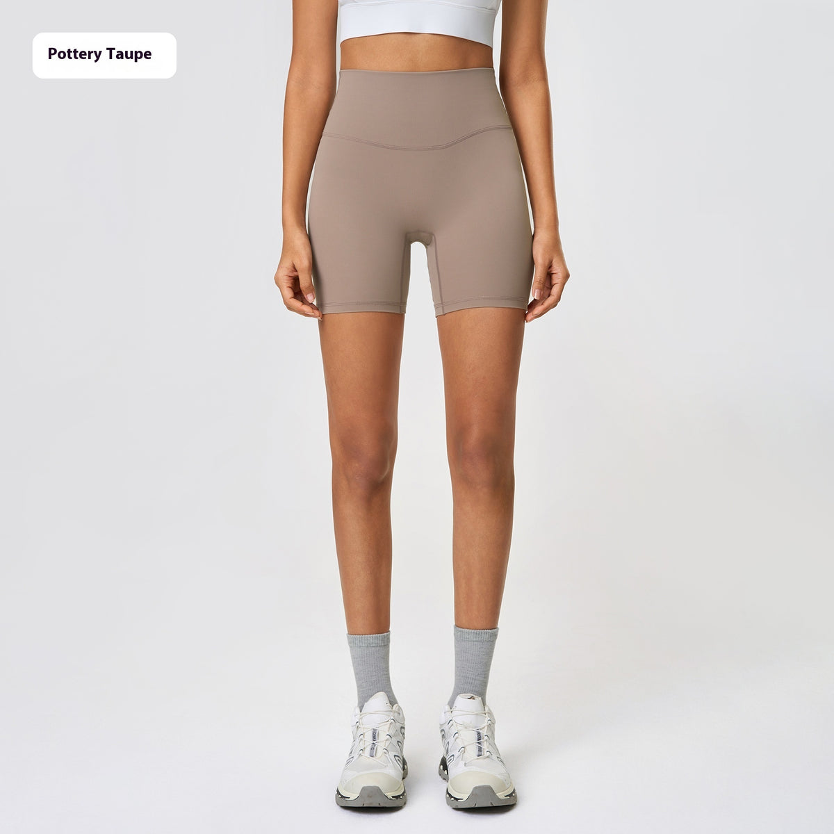 Naked-Feel Yoga Shorts — Luna Forza yoga shorts, view 23