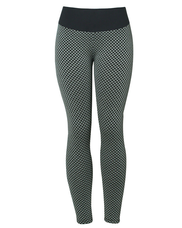 Textured scrunch gym leggings in olive green, flat lay — Luna Forza Aria
