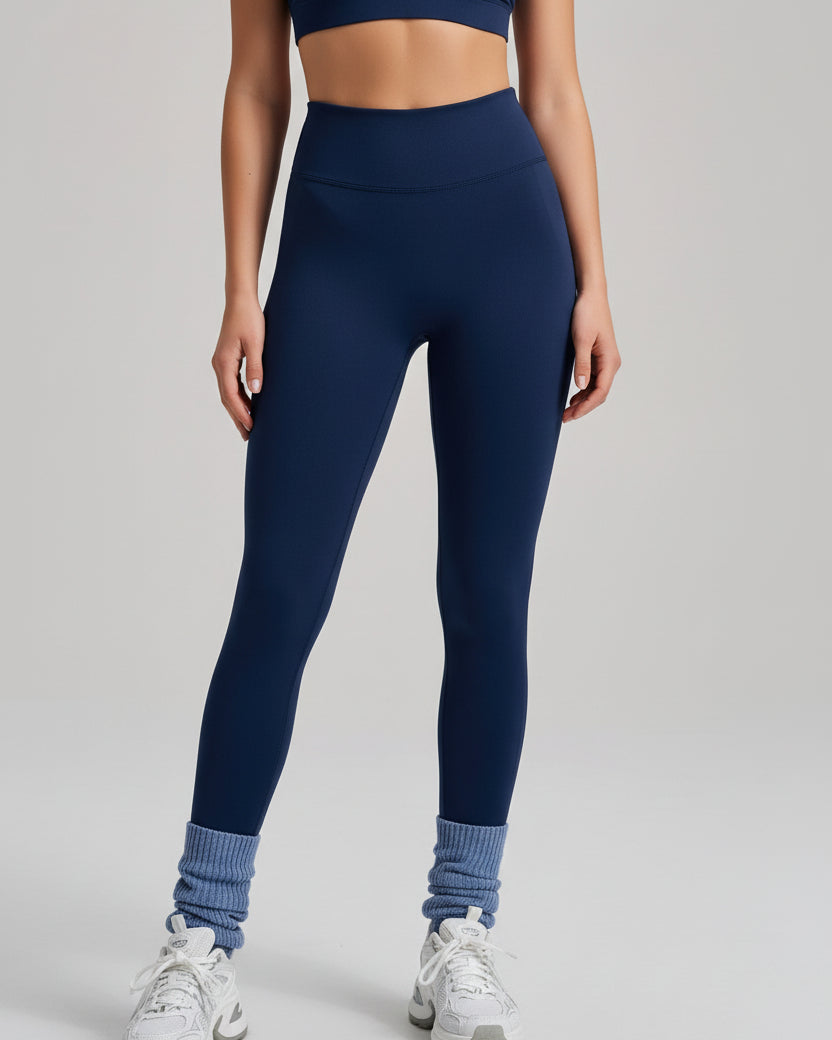 Seamless High-Waist Sculpt Leggings — Luna Forza shaping leggings, view 4