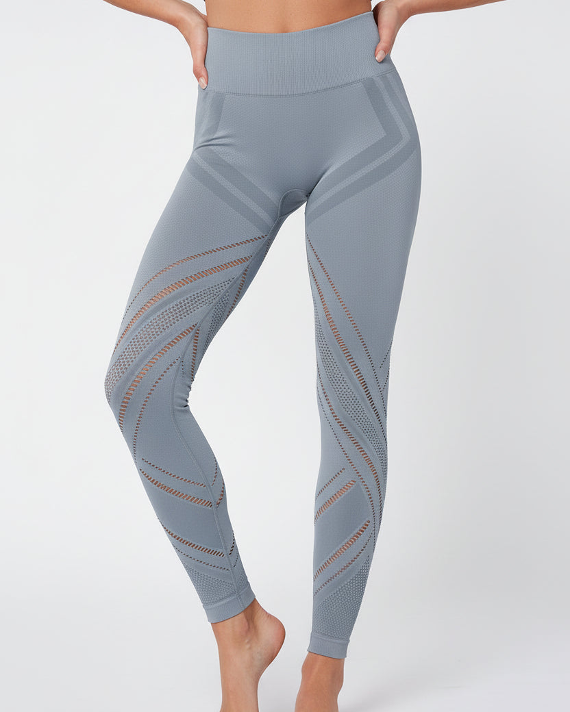 Seamless Running Leggings — Luna Forza running leggings, view 2