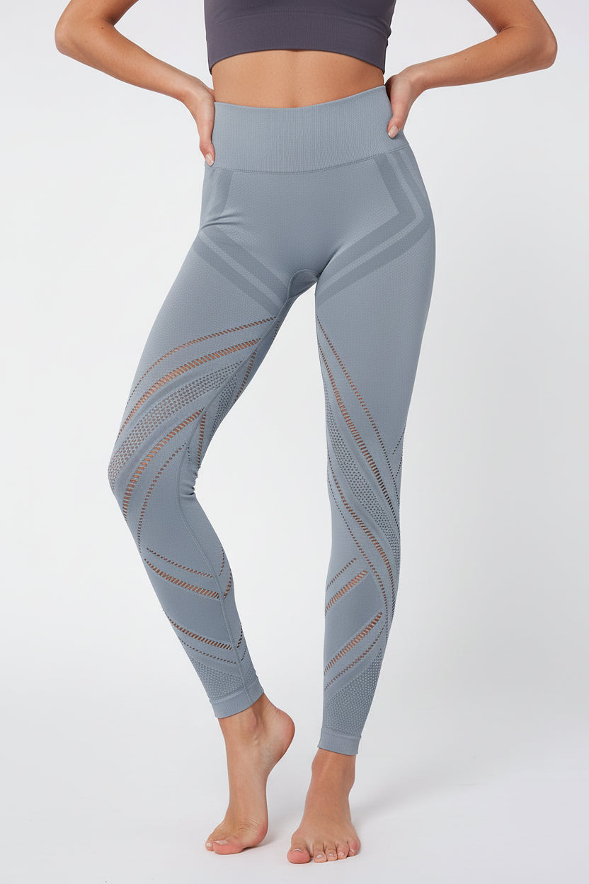 Seamless Running Leggings — Luna Forza running leggings, view 2
