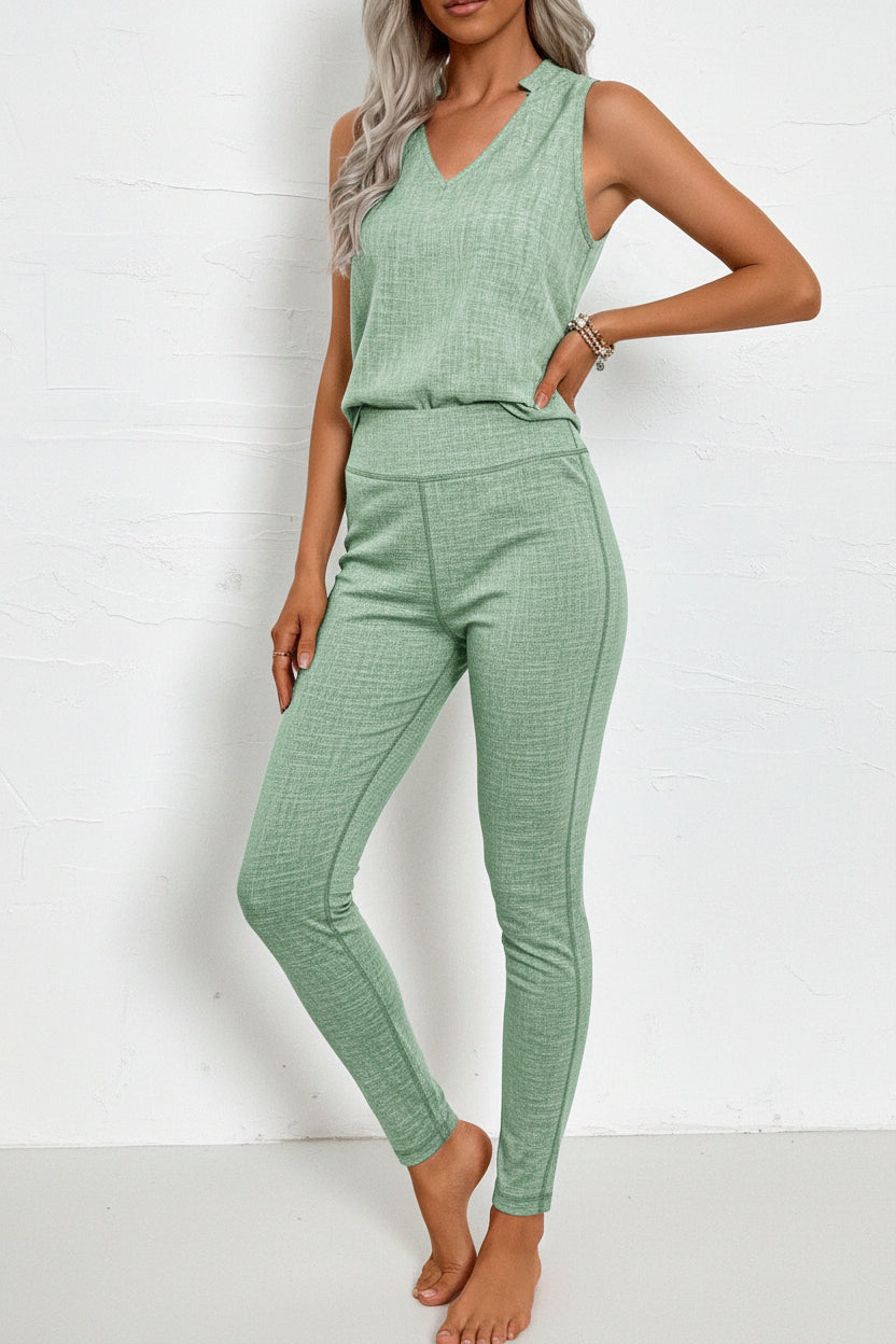 Loose Vest & Shorts Set — Luna Forza loungewear set, view 2