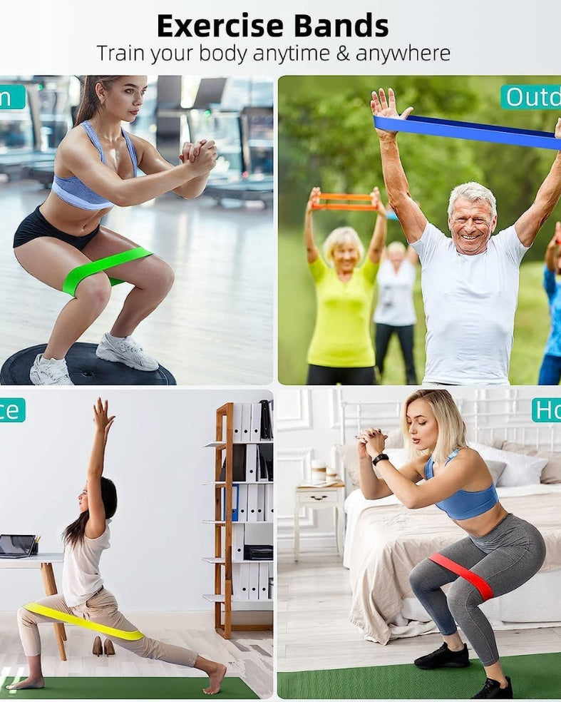 5-Pack Resistance Bands Set — Luna Forza home gym equipment, view 3