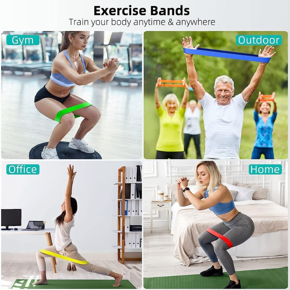 5-Pack Resistance Bands Set — Luna Forza home gym equipment, view 3