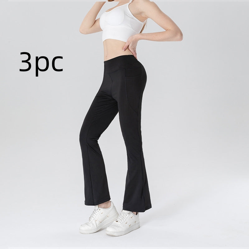 Tummy-Control Bootcut Cropped Pants — Luna Forza shaping leggings, view 6