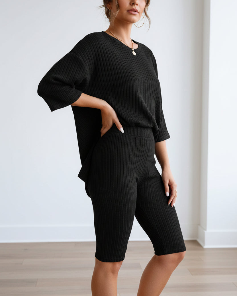 Two-Piece Shorts Set — Luna Forza loungewear set, view 10