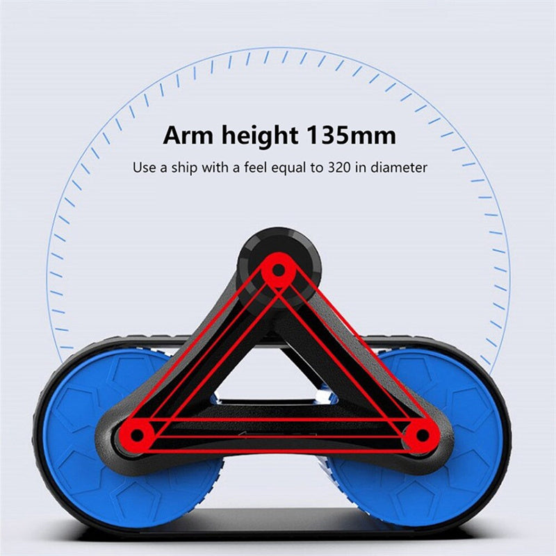 Rebound Ab Wheel Roller with Knee Pad — Luna Forza home gym equipment, view 3
