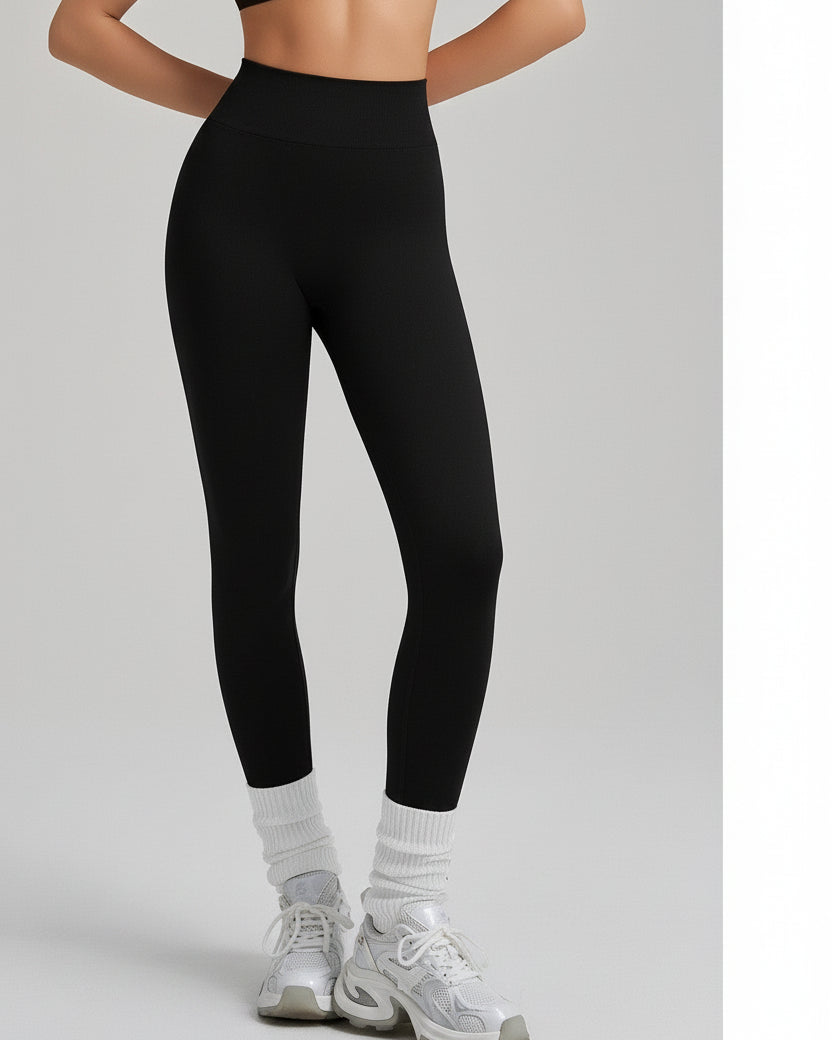 Seamless High-Waist Sculpt Leggings — Luna Forza shaping leggings, view 2
