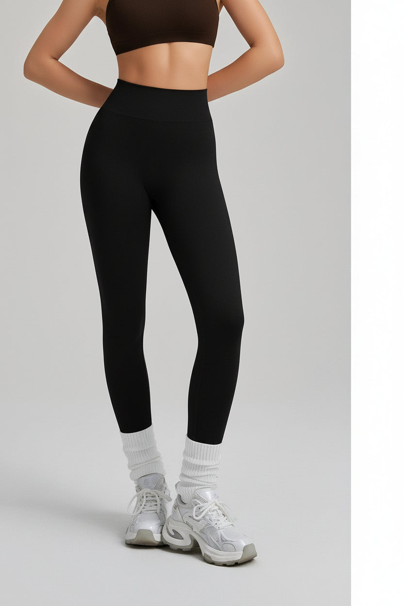 Seamless High-Waist Sculpt Leggings — Luna Forza shaping leggings, view 2