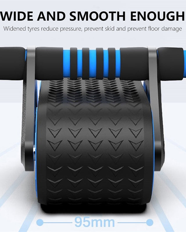 Rebound Ab Wheel Roller with Knee Pad — Luna Forza home gym equipment, view 4