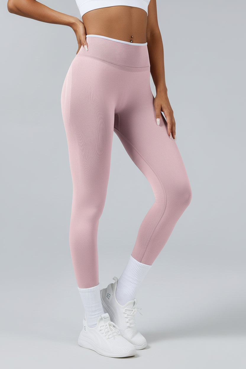 Seamless High-Waist Yoga Pants — Luna Forza yoga pants, view 2