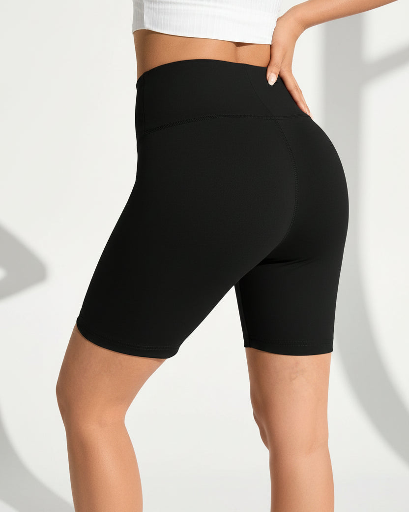 High-Waist Butt-Lift Bike Shorts — Luna Forza bike shorts, view 8