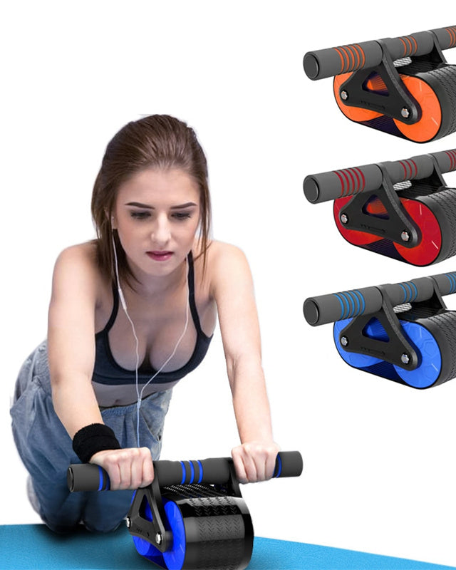 Rebound Ab Wheel Roller with Knee Pad — Luna Forza home gym equipment, view 6