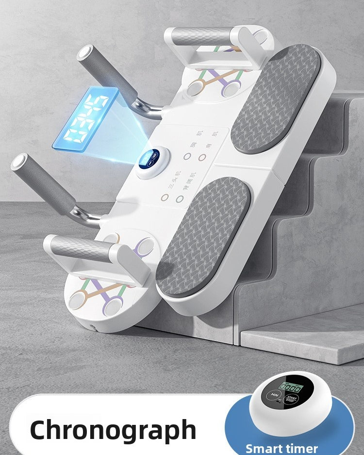Plank Trainer & Push-Up Board with Timer — Luna Forza home gym equipment, view 6