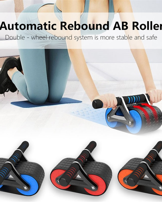 Rebound Ab Wheel Roller with Knee Pad — Luna Forza home gym equipment, Australia