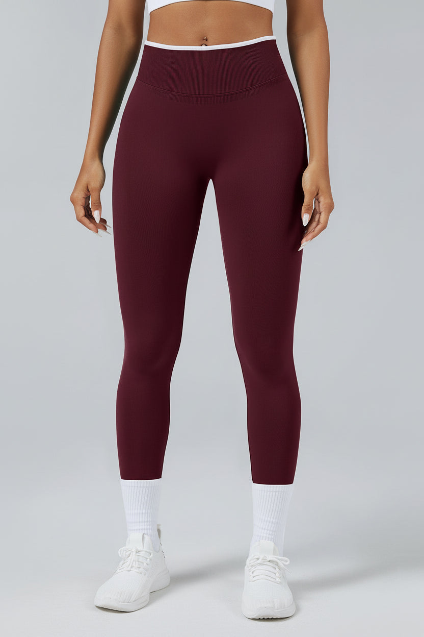 Seamless High-Waist Yoga Pants — Luna Forza yoga pants, view 9
