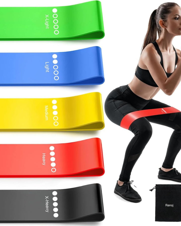 5-Pack Resistance Bands Set — Luna Forza home gym equipment, view 2