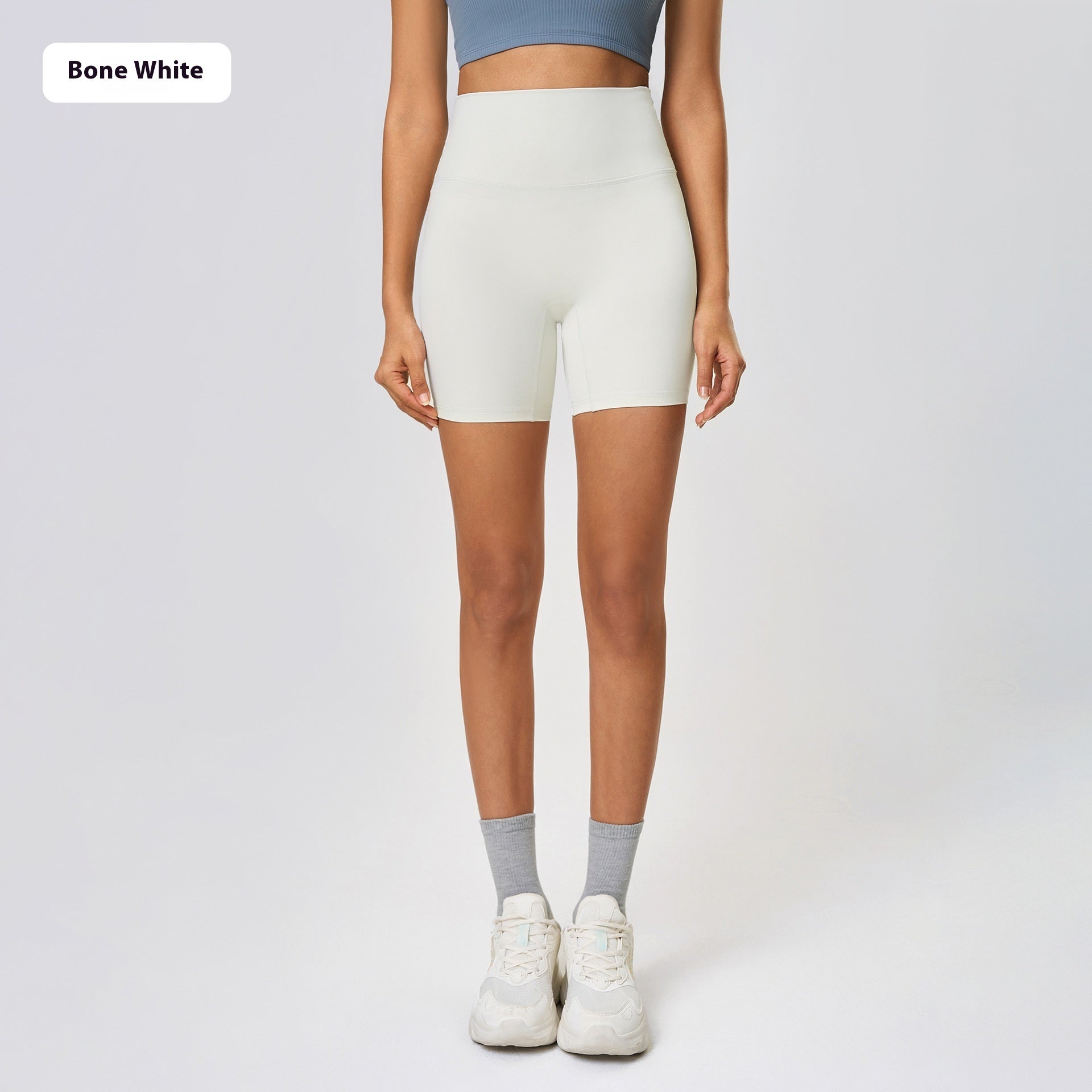 Naked-Feel Yoga Shorts — Luna Forza yoga shorts, view 13