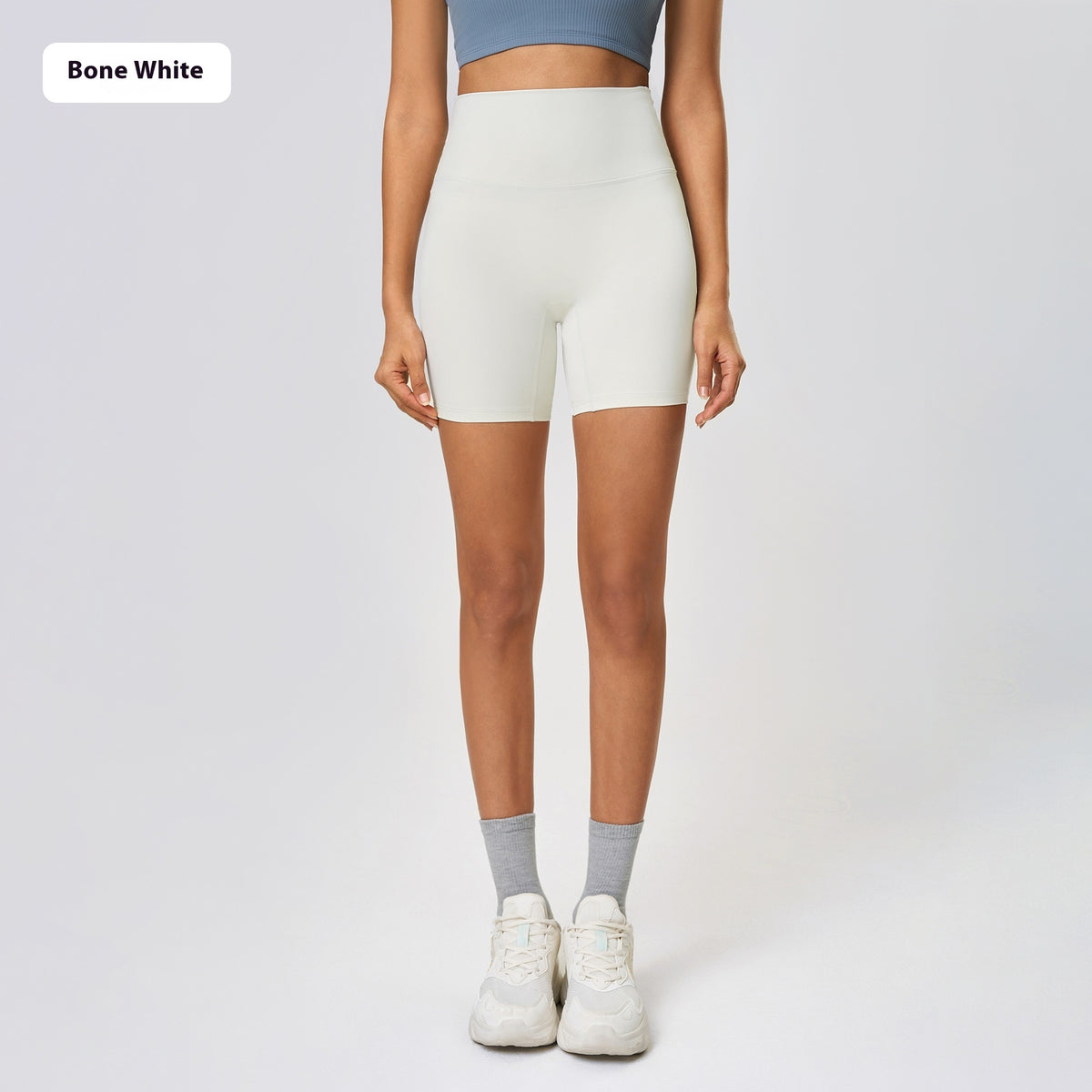 Naked-Feel Yoga Shorts — Luna Forza yoga shorts, view 13