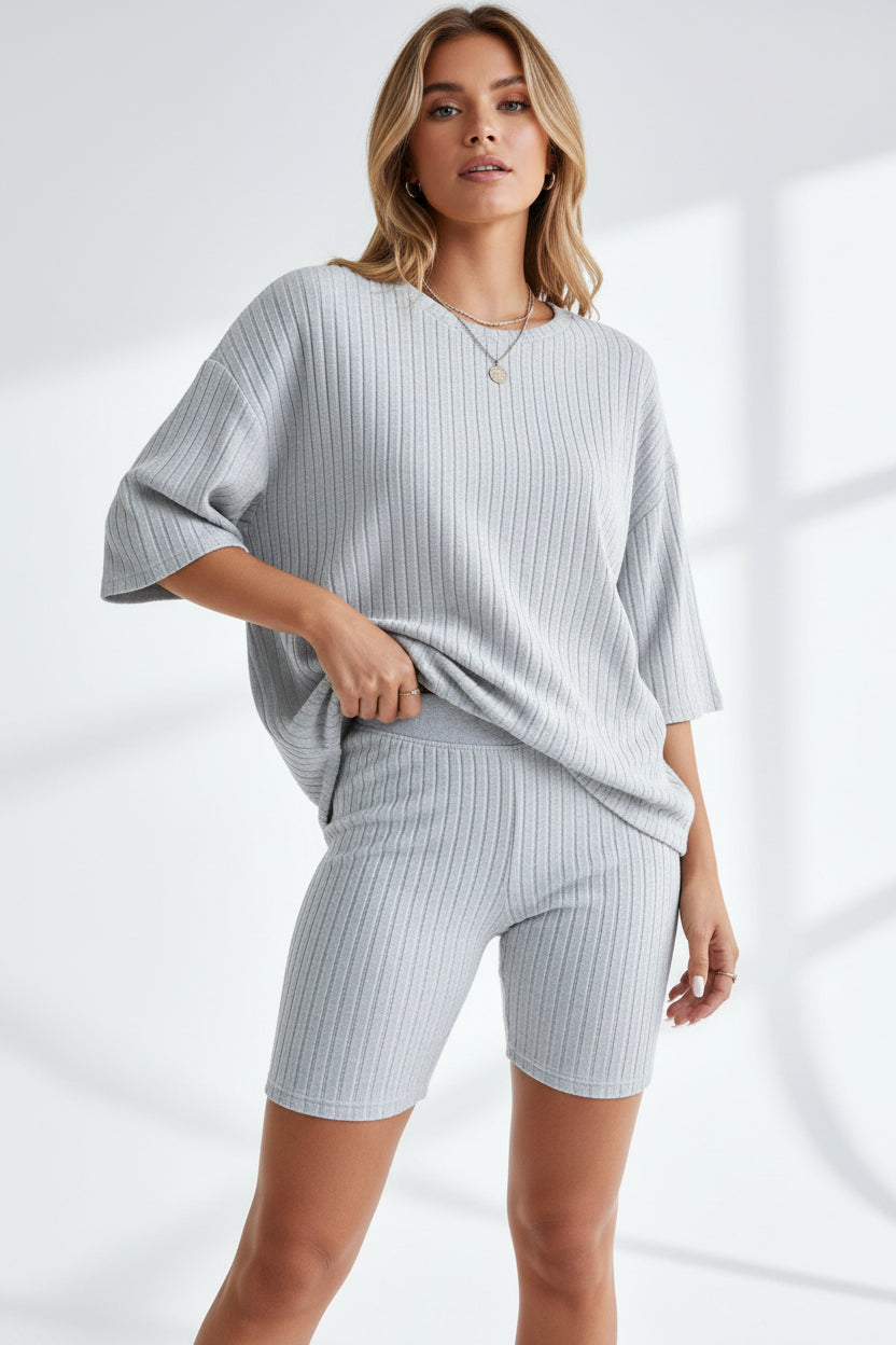 Two-Piece Shorts Set — Luna Forza loungewear set, view 9