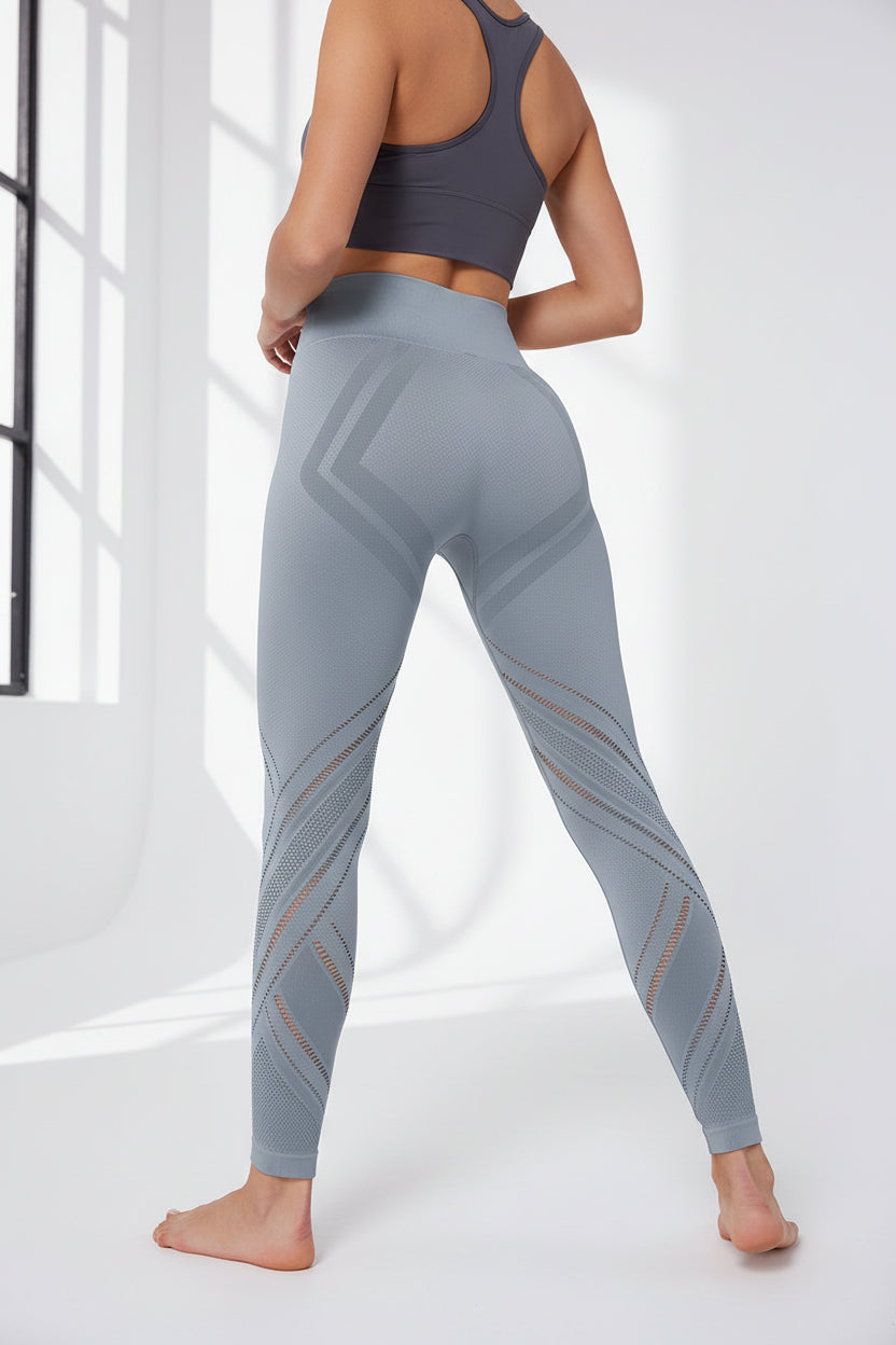 Seamless Running Leggings — Luna Forza running leggings, view 3