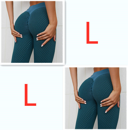 Aria plaid seamless high-waist gym leggings by Luna Forza (view 5)