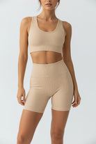Bra & Shorts Fitness Set — Luna Forza activewear set, view 3