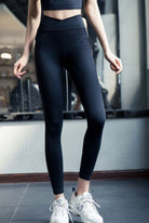High-Waist Stretch Yoga Leggings — Luna Forza yoga pants, view 6