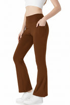 Tummy-Control Bootcut Cropped Pants — Luna Forza shaping leggings, view 9