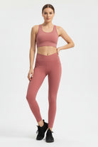 High-Waist Stretch Yoga Leggings — Luna Forza yoga pants, view 10