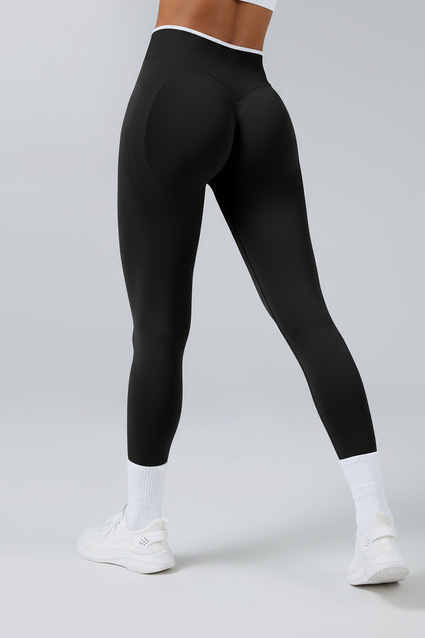 Seamless High-Waist Yoga Pants — Luna Forza yoga pants, view 3