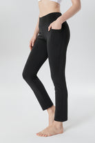 Tummy-Control Bootcut Cropped Pants — Luna Forza shaping leggings, view 8