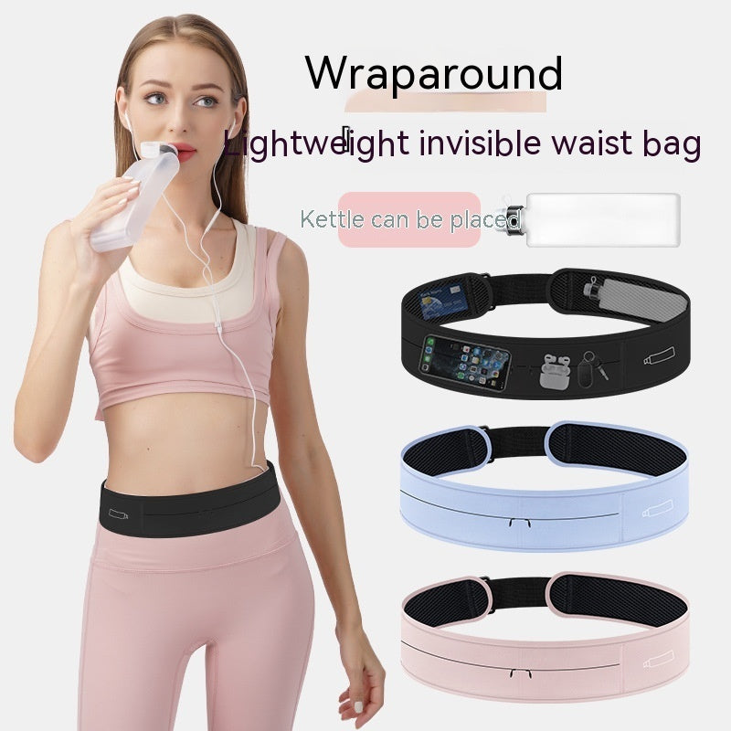 Reflective Running Belt with Water Bottle — Luna Forza running accessories, view 9