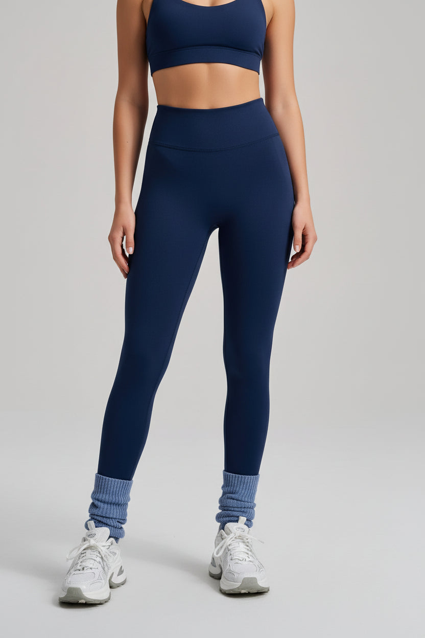 Seamless High-Waist Sculpt Leggings — Luna Forza shaping leggings, view 4