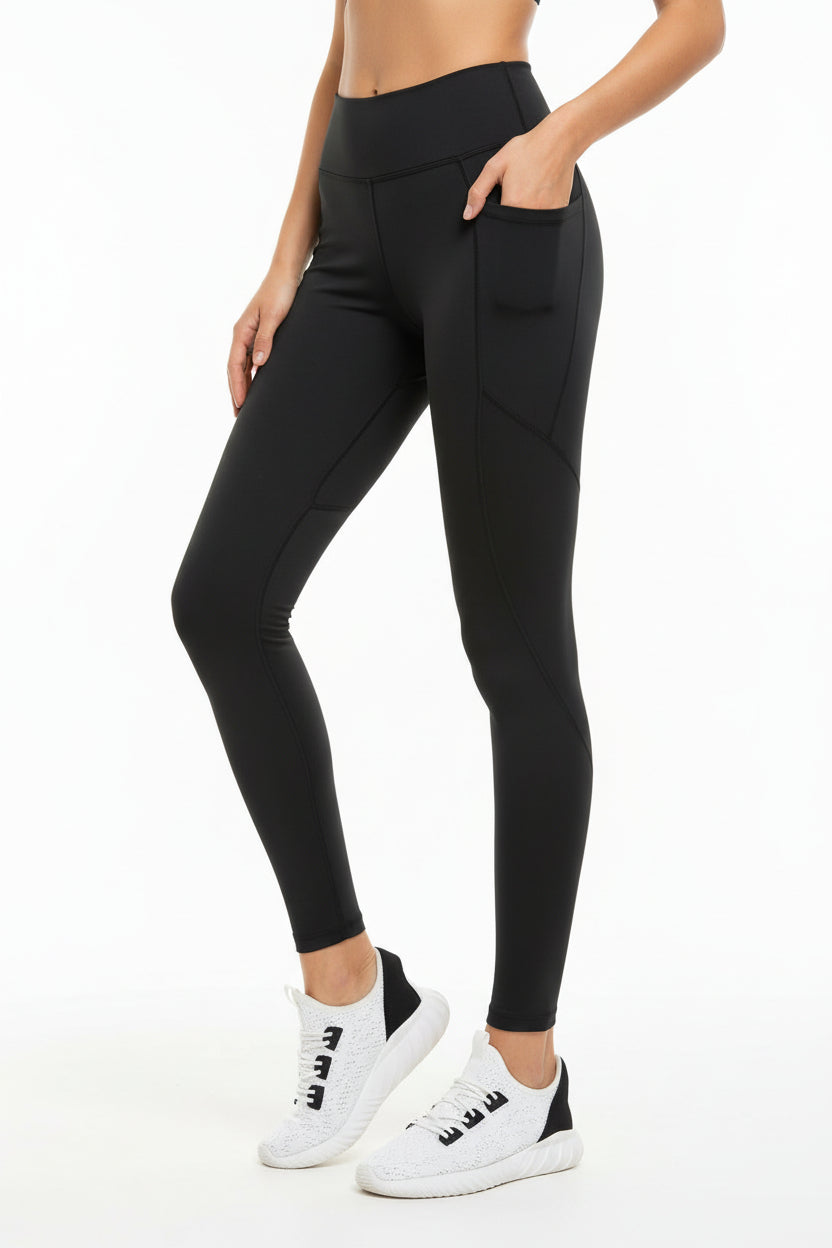 High-Waist Stretch Yoga Leggings — Luna Forza yoga pants, view 9