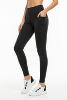 High-Waist Stretch Yoga Leggings — Luna Forza yoga pants, view 9