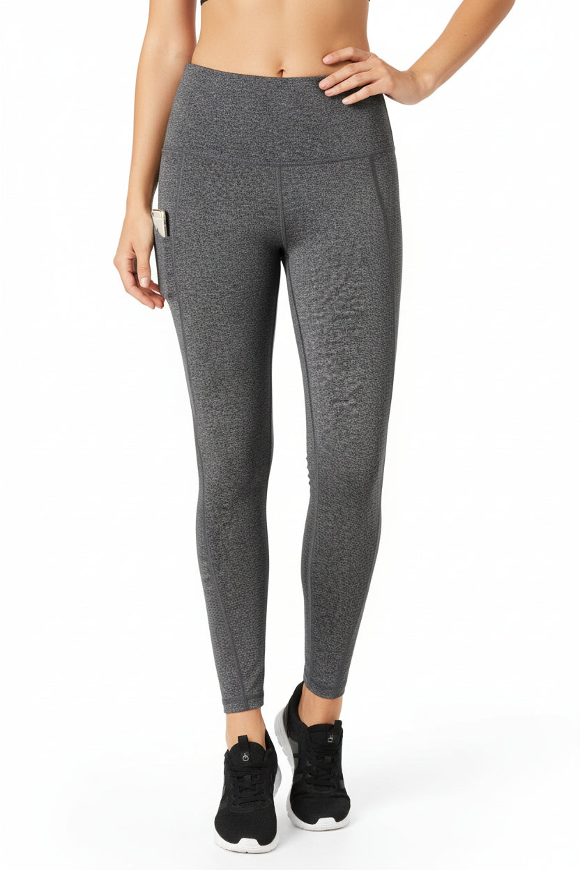 High-Waist Yoga Leggings with Pockets — Luna Forza yoga pants, view 2