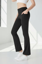 Tummy-Control Bootcut Cropped Pants — Luna Forza shaping leggings, view 11