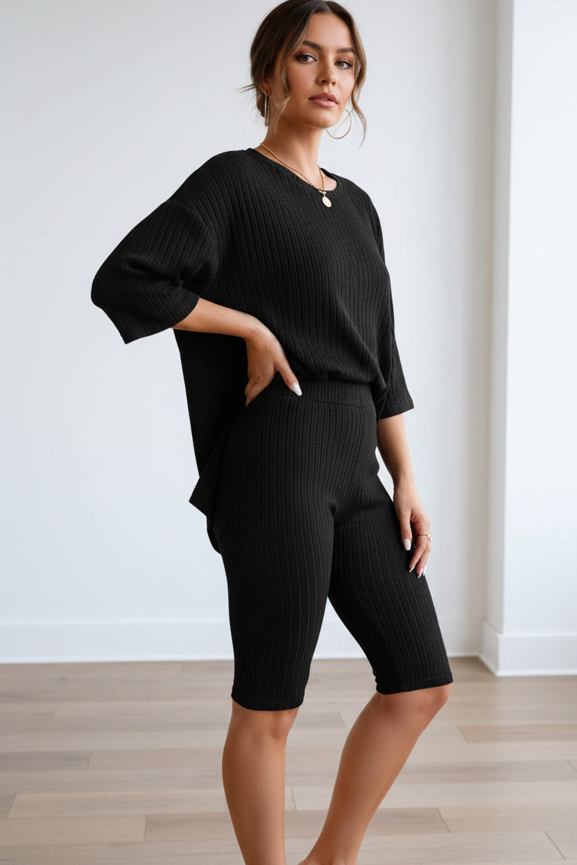 Two-Piece Shorts Set — Luna Forza loungewear set, view 10