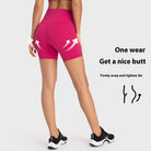 Woman wearing Luna Forza Naked-Feel Yoga Shorts — women's yoga shorts, Australia