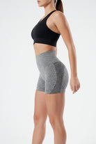 High-Waist Running Shorts — Luna Forza running shorts, view 3