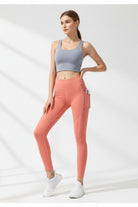 Seamless Leggings with Side Pockets — Luna Forza seamless leggings, view 7